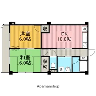スライブ相模原【302号室】の間取り