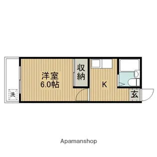 グリーンフィールド【2階】の間取り