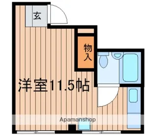 神奈川県相模原市中央区相模原3丁目【マンション】の間取り