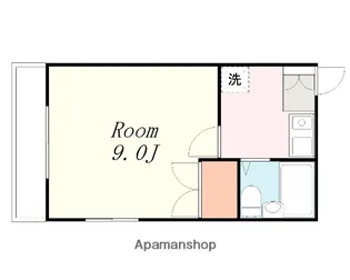 メゾンペルスネージュ【1A号室】の間取り