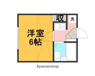 コーポかわぺ【1階】の間取り