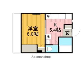 ソレイユ相模原【5階】の間取り