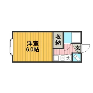 ミウラハイツ【2階】の間取り