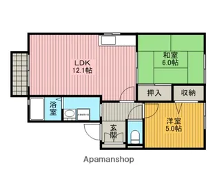 フォレストハウス【2階】の間取り