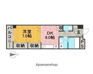 スタシオンウエスト【1階】の間取り