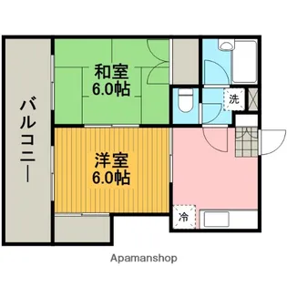 ハイムクエレひばりが丘【304号室】の間取り