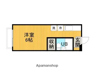 ハイツ松風【203号室】の間取り