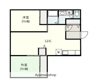 神奈川県相模原市南区上鶴間本町5丁目【マンション】の間取り