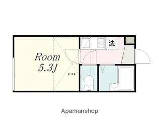 神奈川県相模原市南区相模大野2丁目【アパート】の間取り