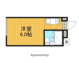 ハイツ東橋本【2階】の間取り