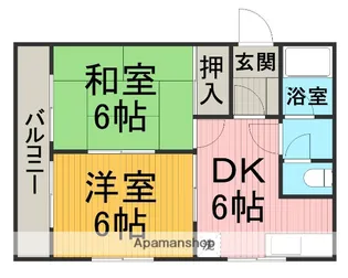 ラ・カサ相模原【3階】の間取り