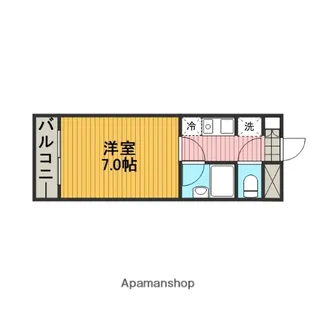 スクエアKⅡ【3階】の間取り