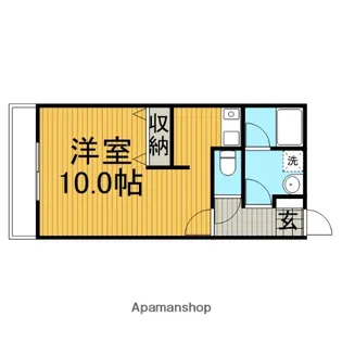 ドマーニⅠ【3階】の間取り