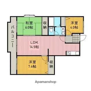 メゾンベール桜台【4階】の間取り