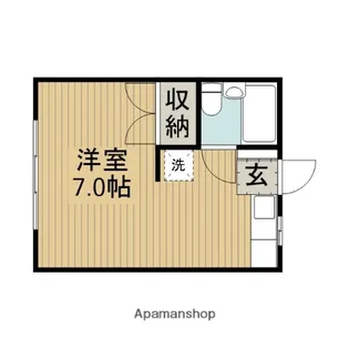 コーポルルブ【2階】の間取り