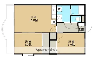 セゾンフォンティーヌ【3階】の間取り