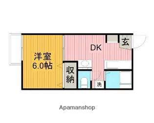 シティハイツ【1階】の間取り