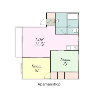 ハイツYUTAKA【2階】の間取り
