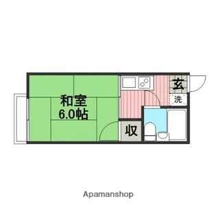 神奈川県相模原市南区豊町【アパート】の間取り