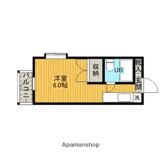 ボヌール冨士【2階】の間取り
