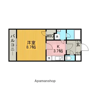 ボヌールB【2階】の間取り