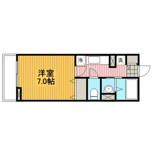 オロール【1階】の間取り