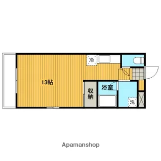 ブロムストⅢ【2階】の間取り