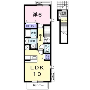 フォーレスト【2階】の間取り