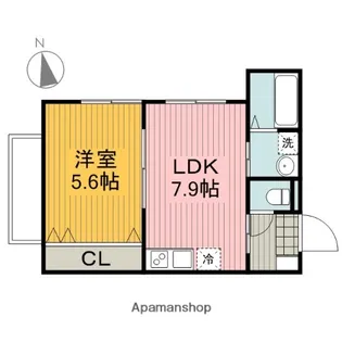 セレーナ南町田【3階】の間取り