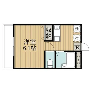プランドール古淵【1階】の間取り
