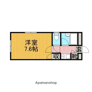 恭和コーポ南台【3階】の間取り