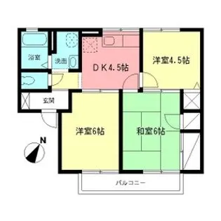 アメージングエステート【201号室】の間取り