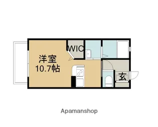 リリーシュ【202号室】の間取り