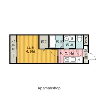 グランコモド小田急相模原【1階】の間取り