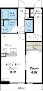 リブリ・アルモ【1階】の間取り