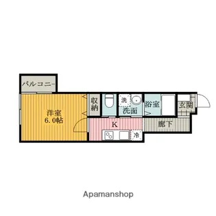 アルファベット座間【2階】の間取り