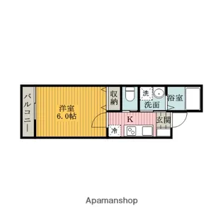 アルファベット座間【1階】の間取り