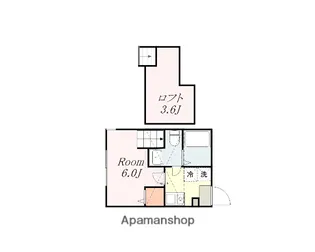 ユーリス北里【1階】の間取り