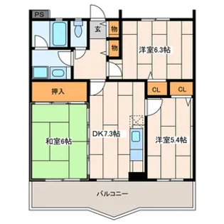 グランドルチェ【2階】の間取り