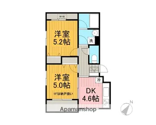 ヴェルドミール【3階】の間取り