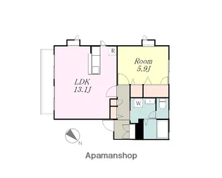 フレグランスEⅢ【1階】の間取り