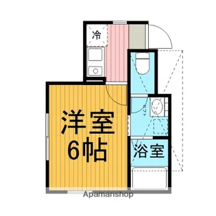 神奈川県相模原市南区鵜野森3丁目【アパート】の間取り