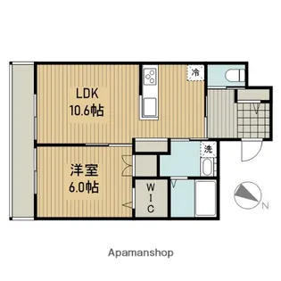 ラポール【2階】の間取り