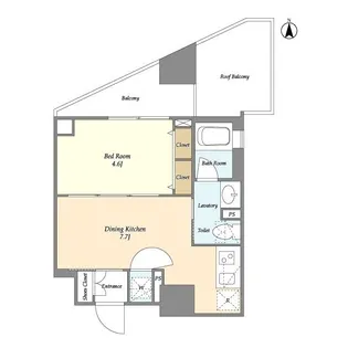 BPRレジデンス町田【7階】の間取り