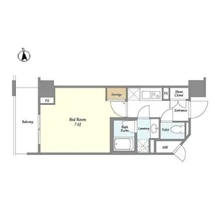 BPRレジデンス町田【14階】の間取り