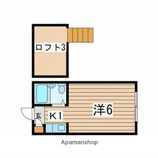 神奈川県座間市ひばりが丘5丁目【アパート】の間取り