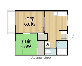 ペアタウンB棟【2階】の間取り