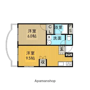 グリーンプラザ御園Ⅲ【3階】の間取り