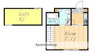 エバーグリーンS【2階】の間取り