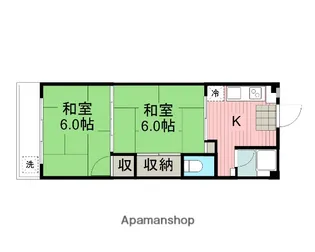 サガミ大銀マンション【3階】の間取り